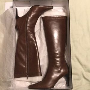Madison Studio Brown Leather Boots